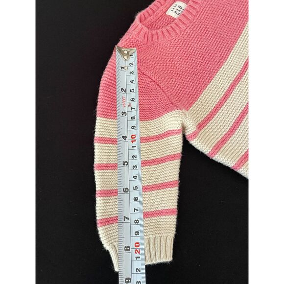 ~ BabGap 3-6 mo 1-piece Sweater Knit Romper Pink Cream Long Pockets 100% Cotton - Picture 5 of 11